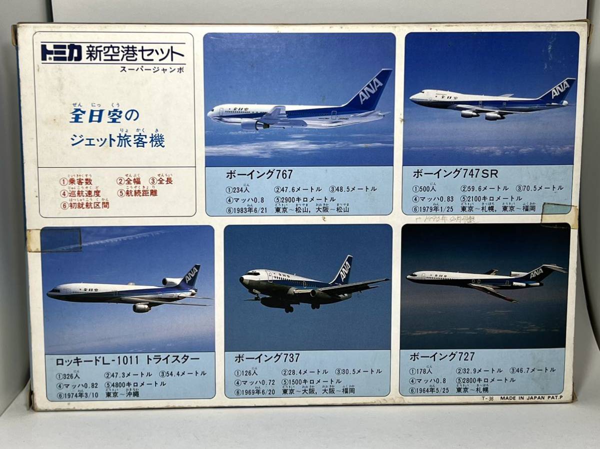 日本製トミカ】 新空港セット スーパージャンボ 全日空 ANA ②(商用車 