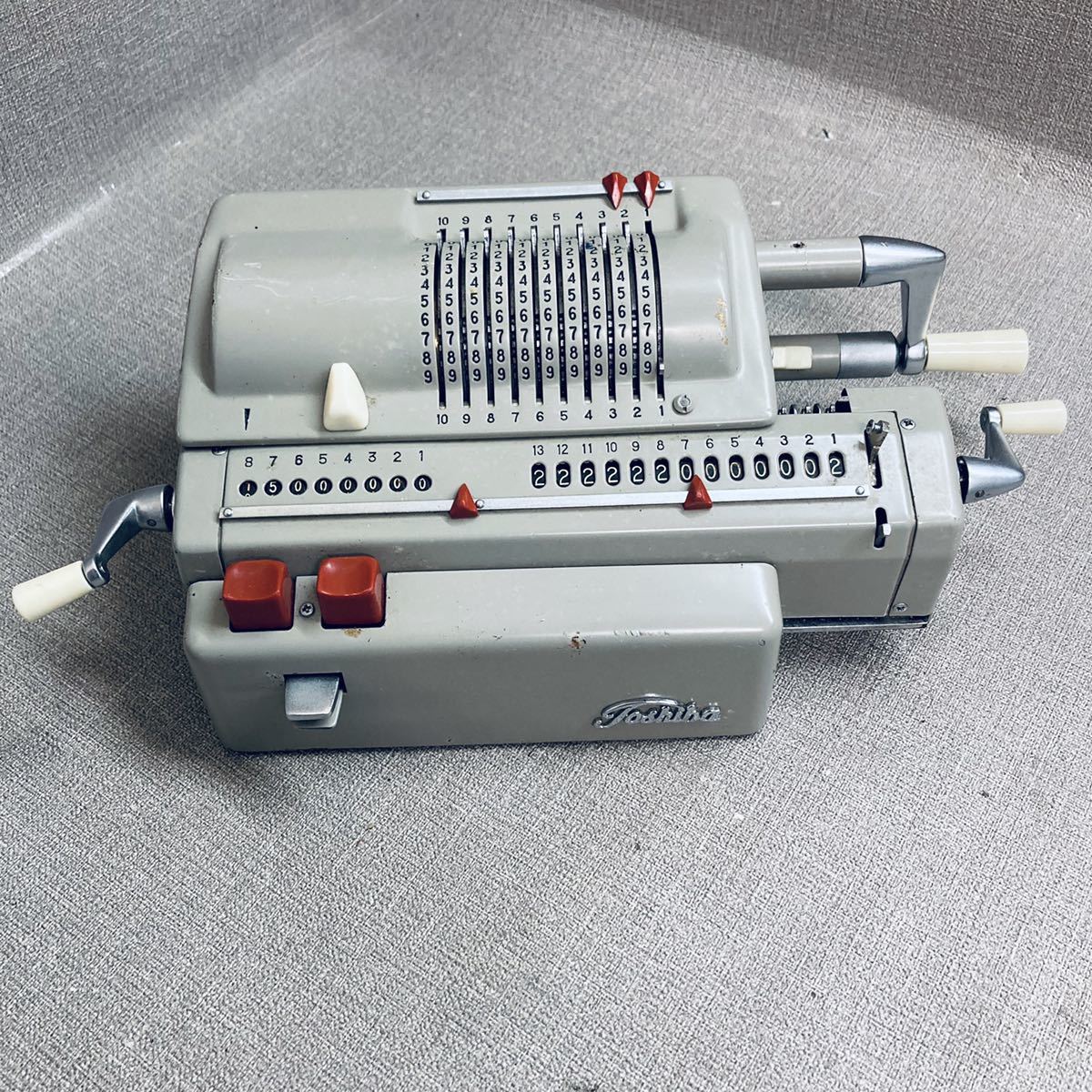 C1）東芝計算機 手動式 13-TB形（20）(電卓)｜売買されたオークション 