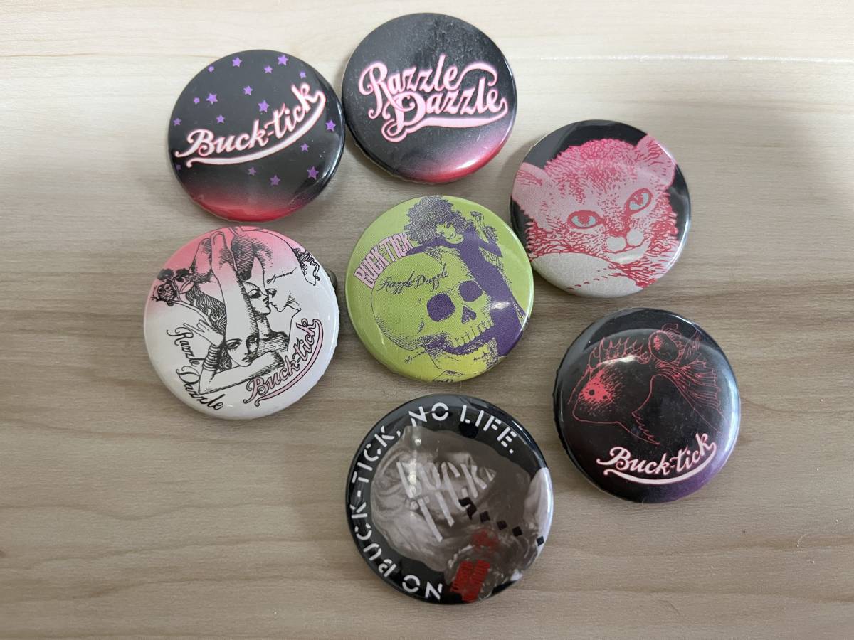 BUCK-TICK badge : 缶バッジ Anniversary バッジ Pins DAZZLE set