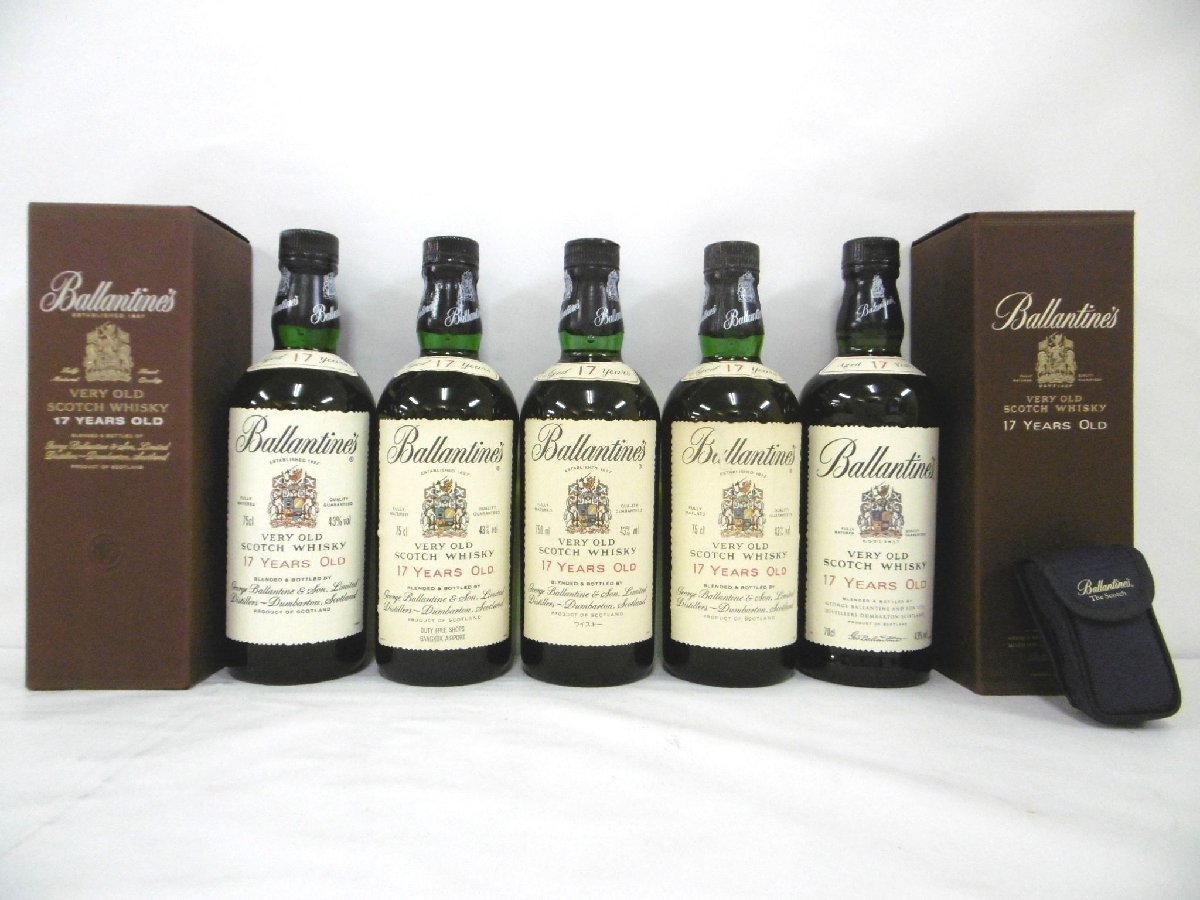 古酒 未開栓 5本セット Ballantine