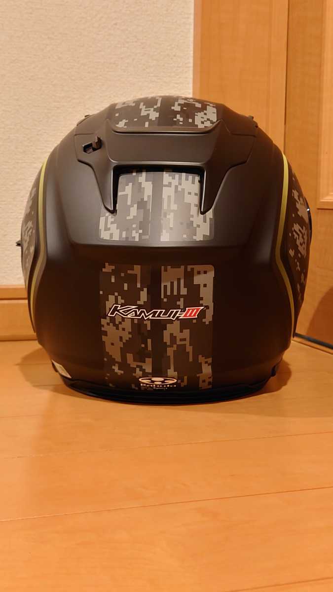 OGKカブト カムイ3 ナック フラットカモイエロー KABUTO フルフェイス 