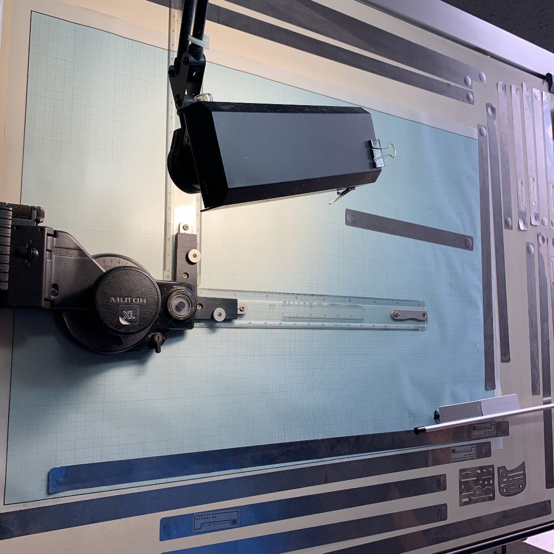 MUTOH 製図台TW-300 ドラフターEY-1200 付属品もセットです☆(オフィス 
