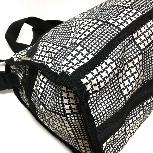 レスポートサック LESPORTSAC ボストンバッグ - レスポナイロン 黒×白