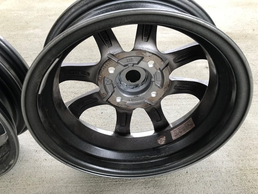 12インチ 4か月使用 アルミホイール 2本セット ZACK JP110 ジェーピー