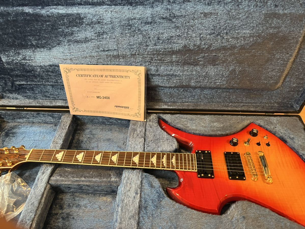 美品 Burny MG-340X Burny (FERNANDES) (バーニー) ギター 貴重 エレキ 