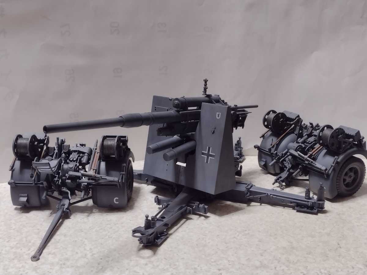  ドイツ８８砲〜１８分の１組立て 塗装済み完成品〜(完成品)｜売買されたオークション情報、yahooの商品情報をアーカイブ公開 - オークファン 完成品