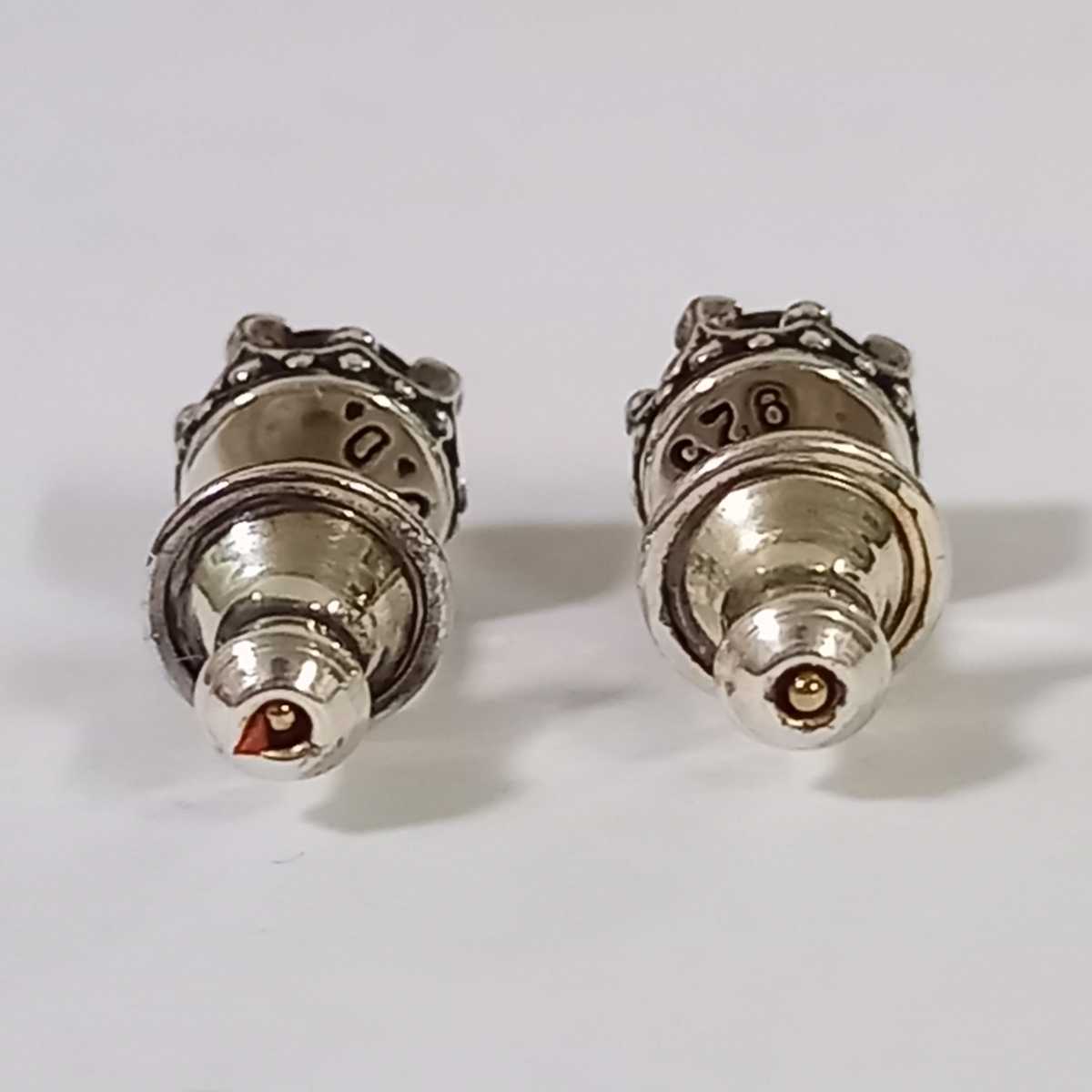 1円 ジャスティンデイビス ピアス DEBUTANT シルバー 925 K18WG
