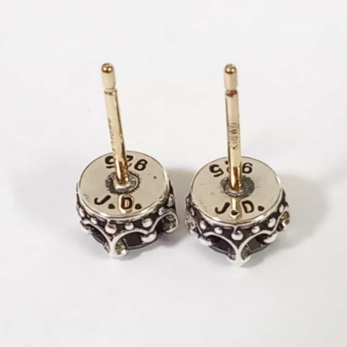 ジャスティンデイビス*王冠ピアス*クラウン*K18 925 美品 Justin Davis ジャスティンデイビス ピアス フープ クラウン 王冠