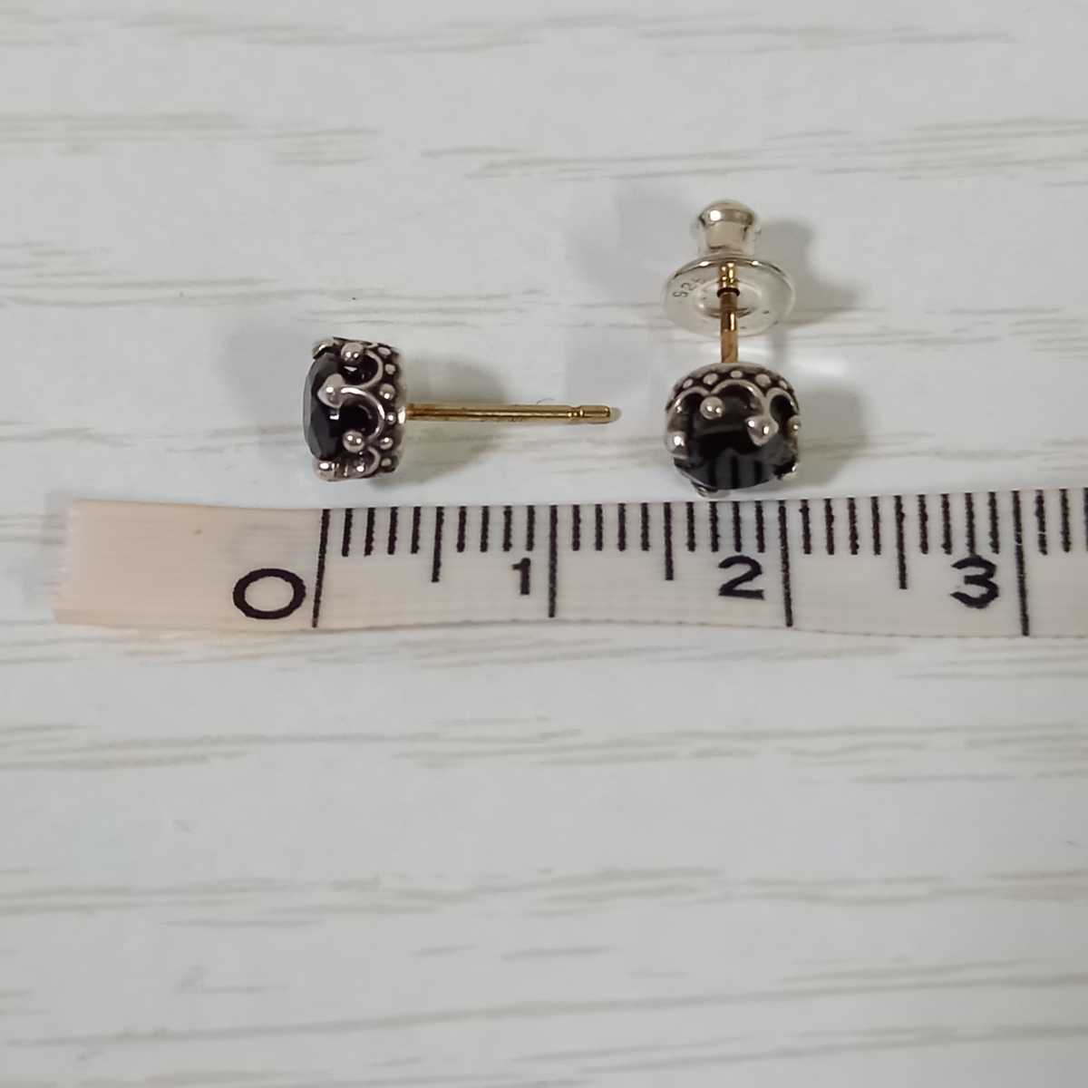1円 ジャスティンデイビス ピアス DEBUTANT シルバー 925 K18WG 