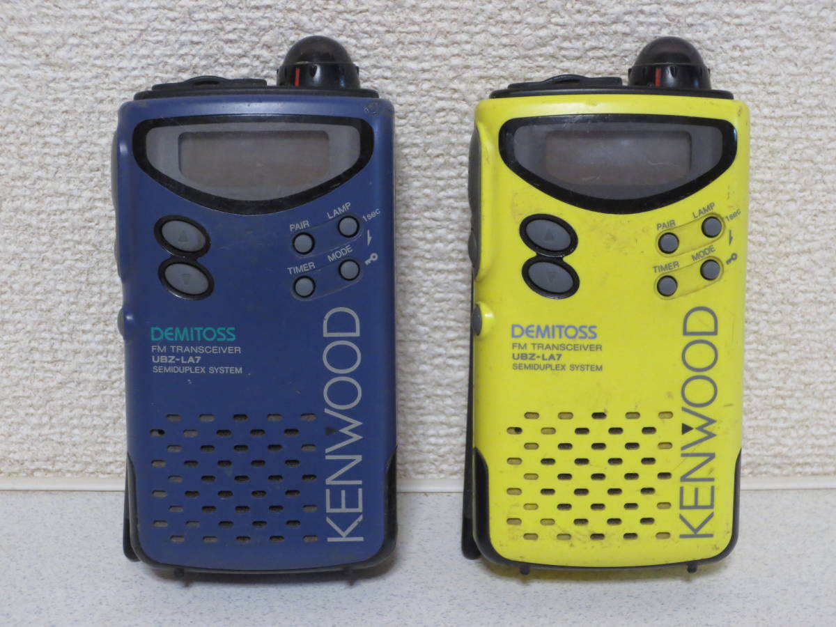 【大得価，新品】 KENWOOD ケンウッド UBZ-LA7 ２台(ハンディ)｜売買されたオークション情報、yahooの商品情報をアーカイブ公開 - オークファン ハンディ