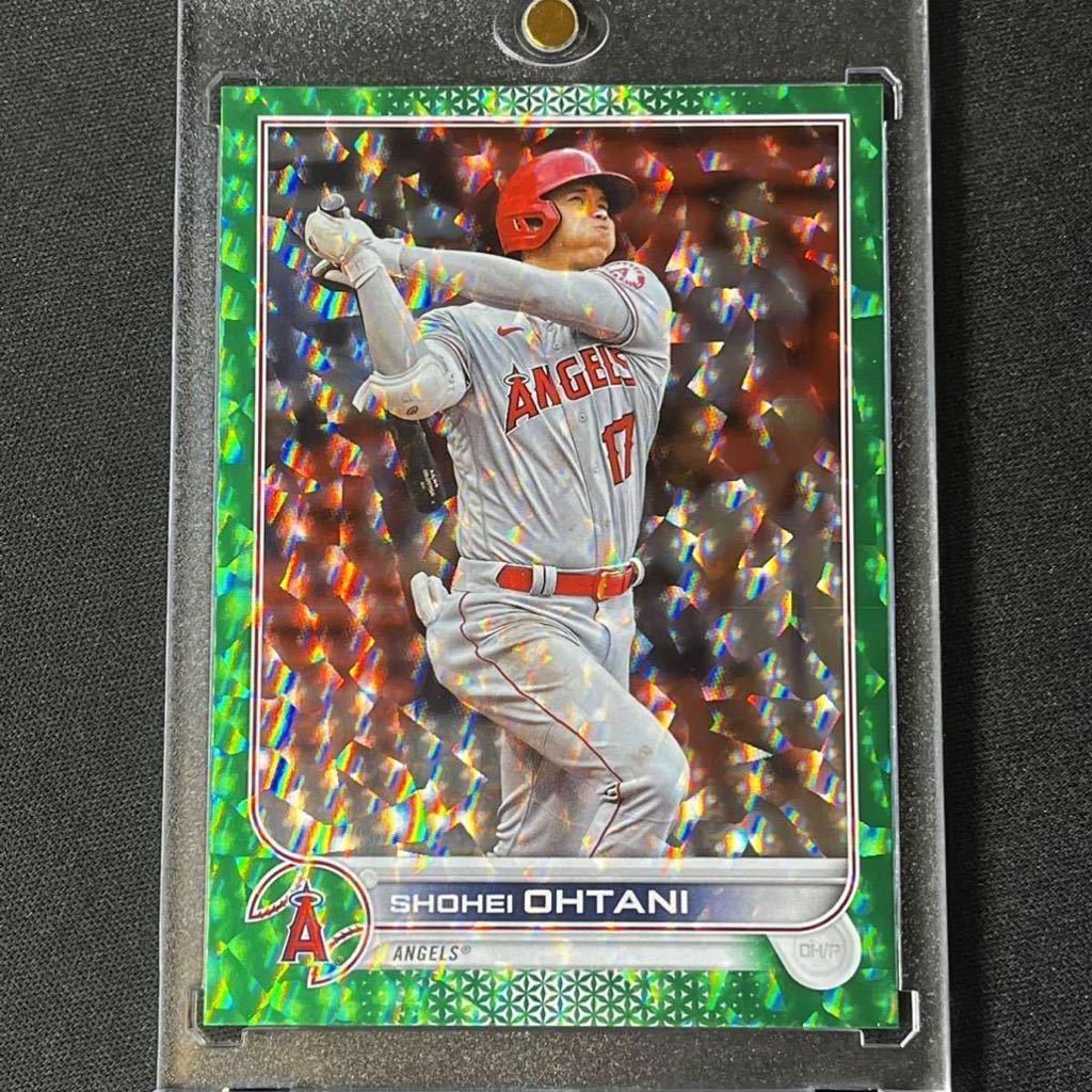 【100%新品，新品】 499枚限定 2022 Topps Series 1 大谷翔平 グリーンアイスフォイルボードパラレルカード No.1 Green Foilboard シリーズ1(その他)｜売買されたオークション情報、yahooの商品情報をアーカイブ公開 - オーク シングルカード