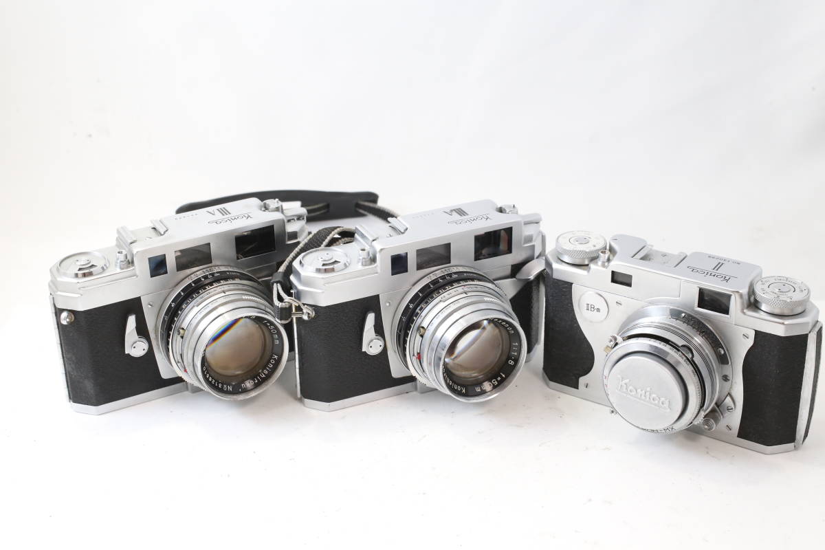  3個 コニカ KONICA IIIA &times;2個 /KONICA II B-m/ まとめて ジャンク セット まとめ 3614(コニカ)｜売買されたオークション情報、yahooの商品情報をアーカイブ公開 - オークファン コニカ