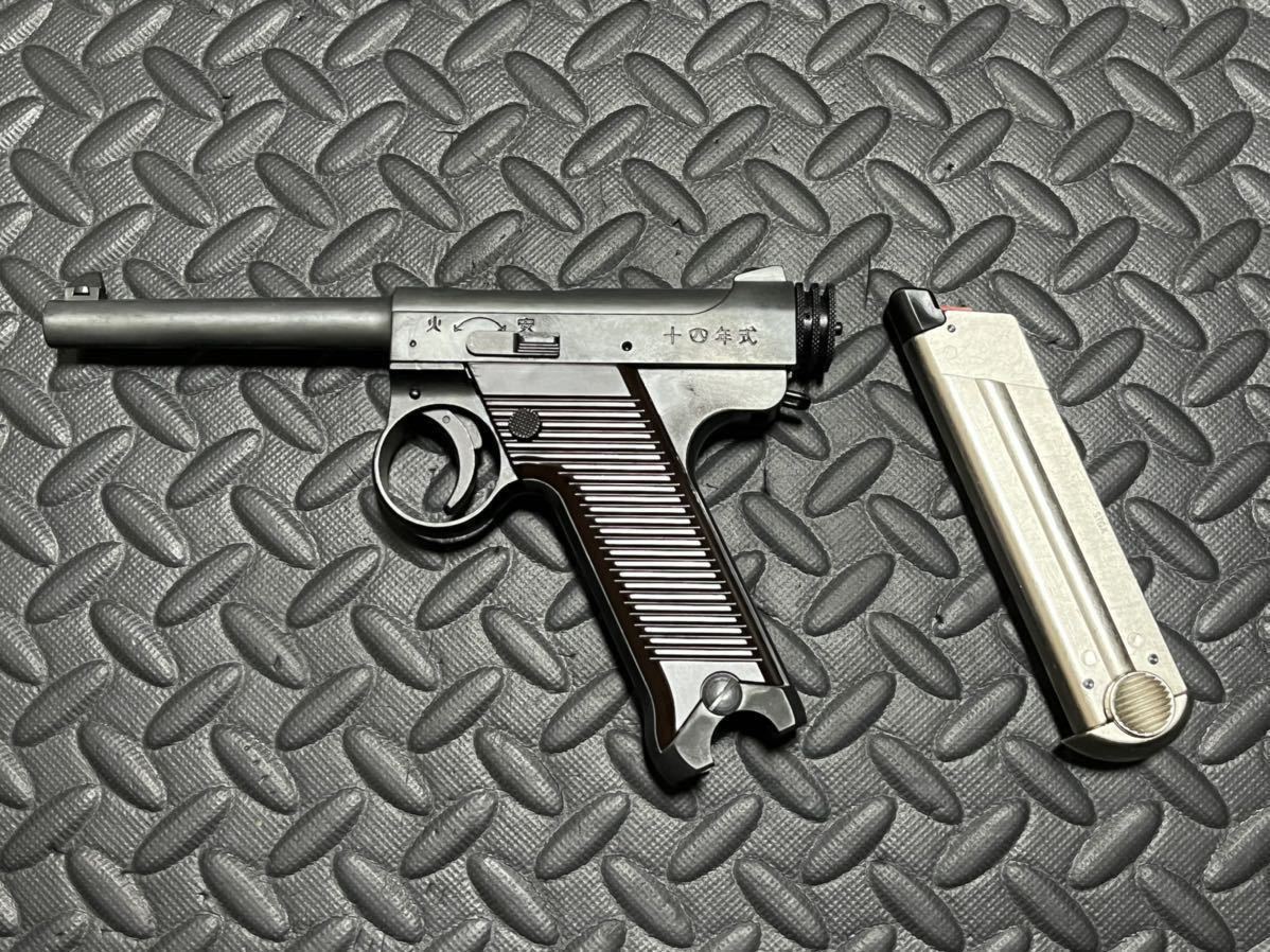 マルシン ガスガン 南部14年式拳銃 前期モデル ブラックHW 04834