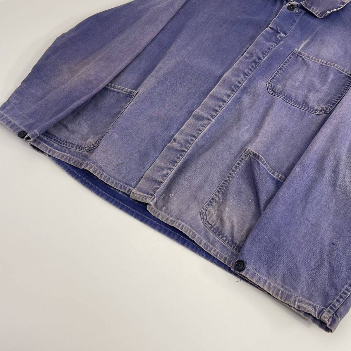 1円〜 雰囲気抜群【50s フレンチワーク コットンツイル ジャケット 