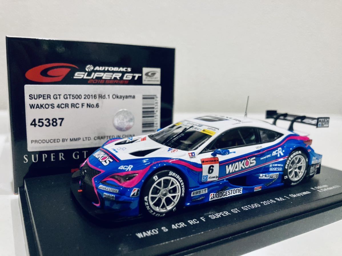 新品ミニカー 1/43 WAKO'S 4CR RC F SUPER GT GT500 2016 Rd.2 Fu WAKO'S