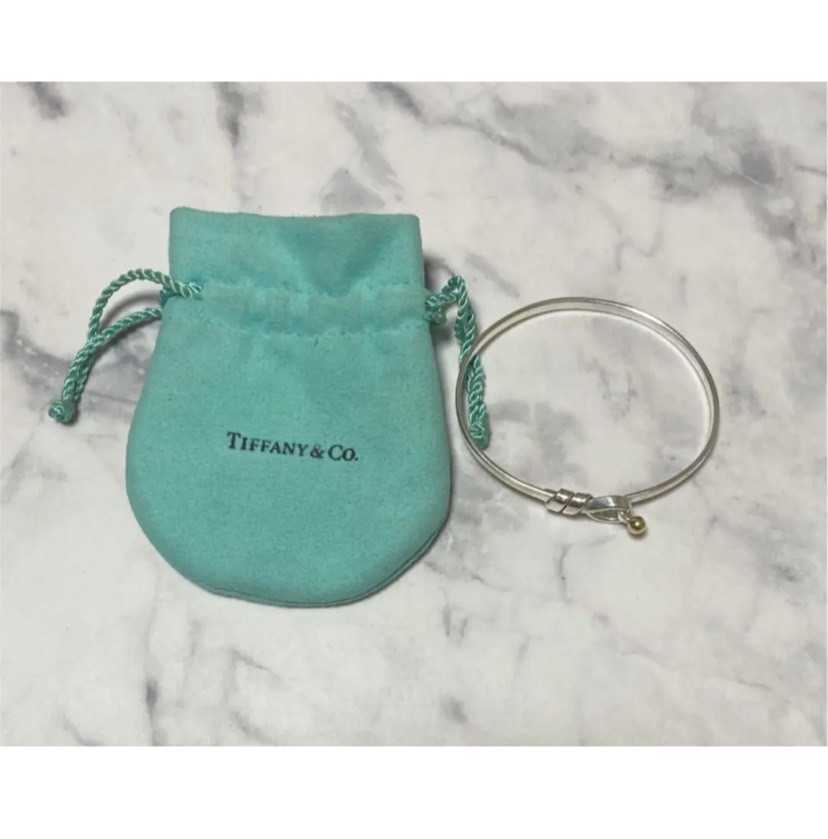 TIFFANY&Co. ティファニー フック&アイ コンビ バングル ブレスレット