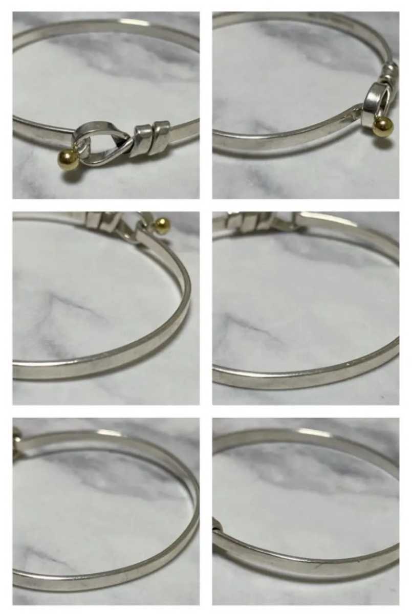 ☆2周年☆【TIFFANY&Co.】フック コンビ バングル 1524 ☆2周年