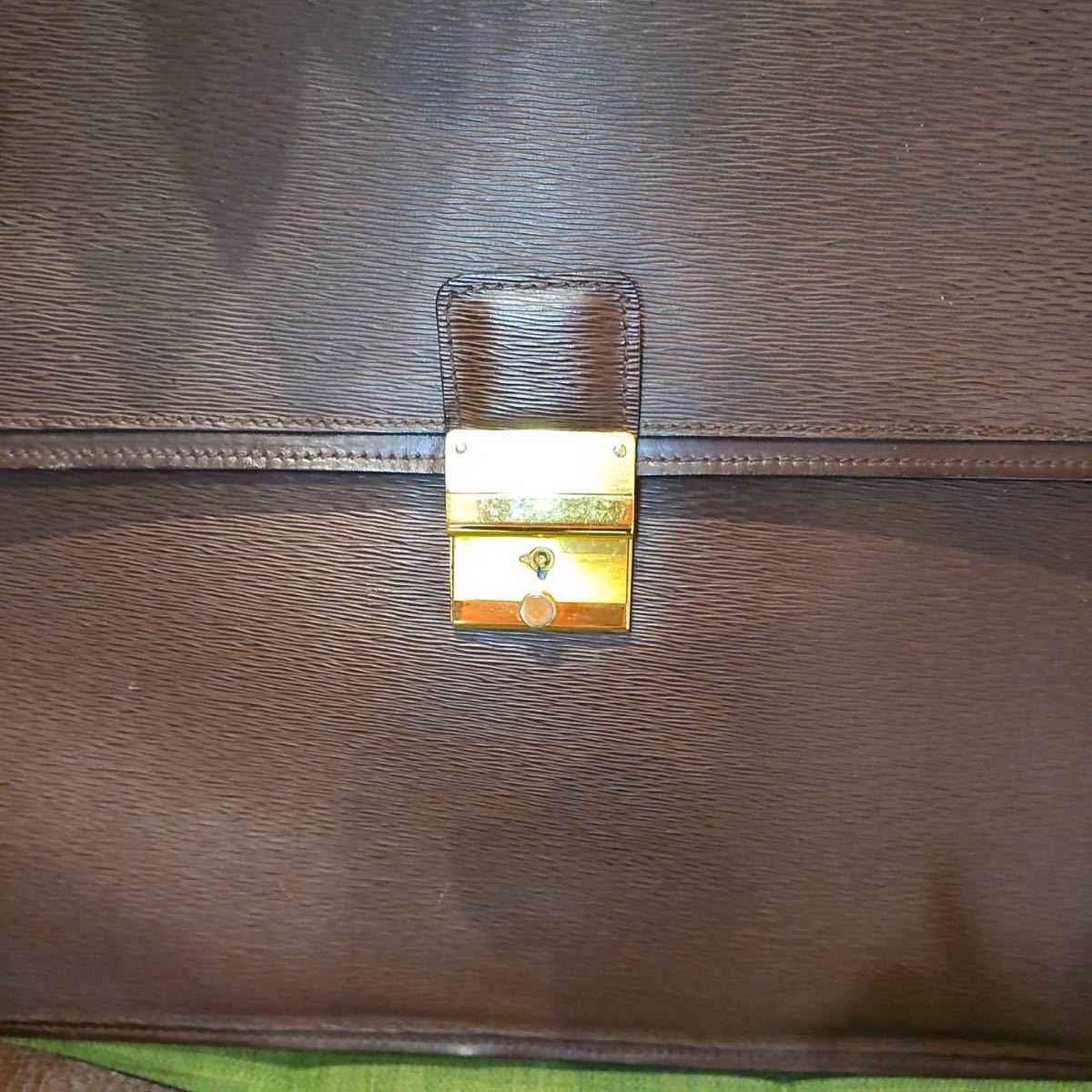 1円【未使用！】Bally バリー ビジネスバッグ ブリーフケース 本革