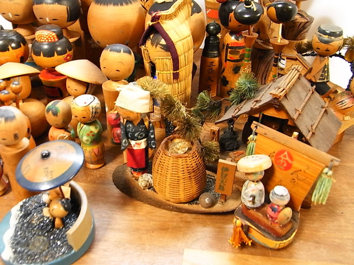 こけし 大量まとめセット 創作こけし 民芸品 伝統こけし コレクション