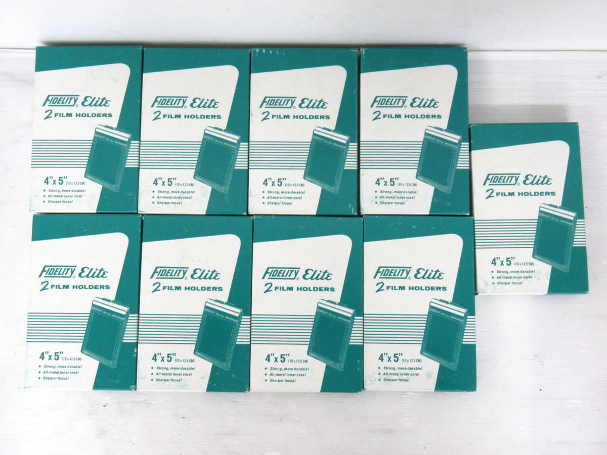 FIDELITY/フィデリティ】卯①185//4×5カットフィルムホルダー//66枚