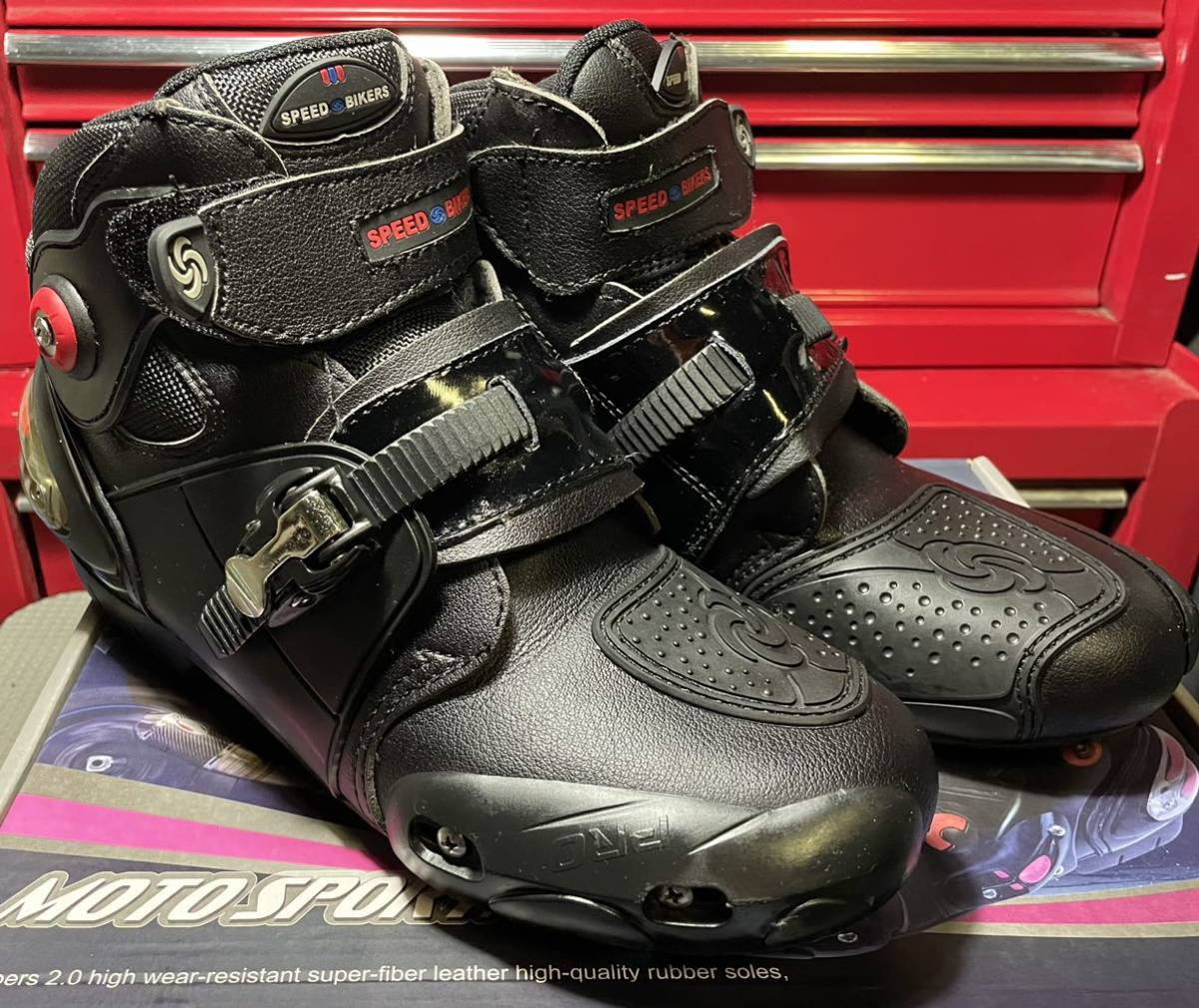 SPEED BIKERS ブーツ SPEED バイク用 レーシングブーツ ブラック