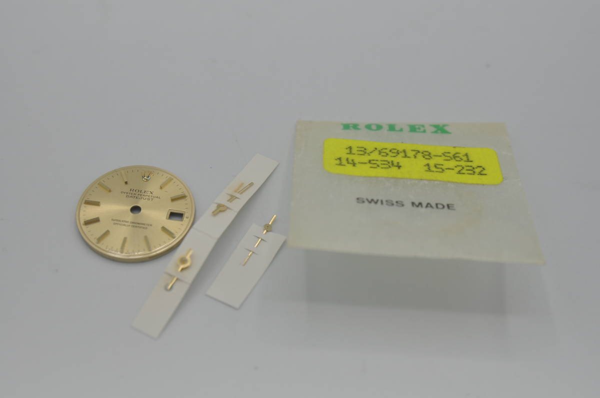 ROLEX Datejust ロレックス デートジャスト　ダイヤルと針セット Rolex Datejust 文字盤 針 セット ロレックス デイトジャスト 純正品