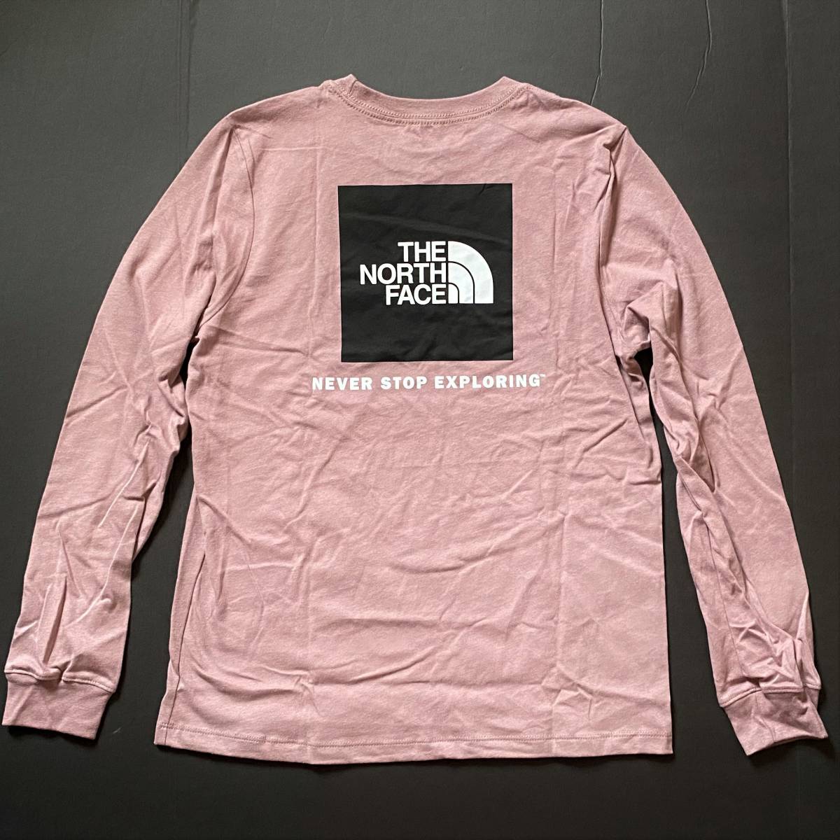 豊富な，定番人気 USAノースフェイス BOXロゴバックプリント女性用長袖Tシャツ ピンク系 M アメリカ直営店購入(女性用)｜売買されたオークション情報、yahooの商品情報をアーカイブ公開 - オークファン 女性用