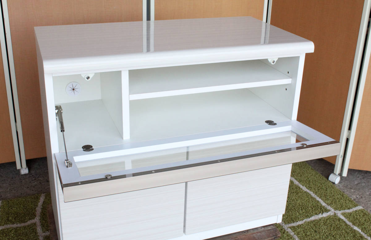 ☆美品☆ニトリ☆AVキャビネット☆ポスティアWH☆幅80㎝☆テレビ台 