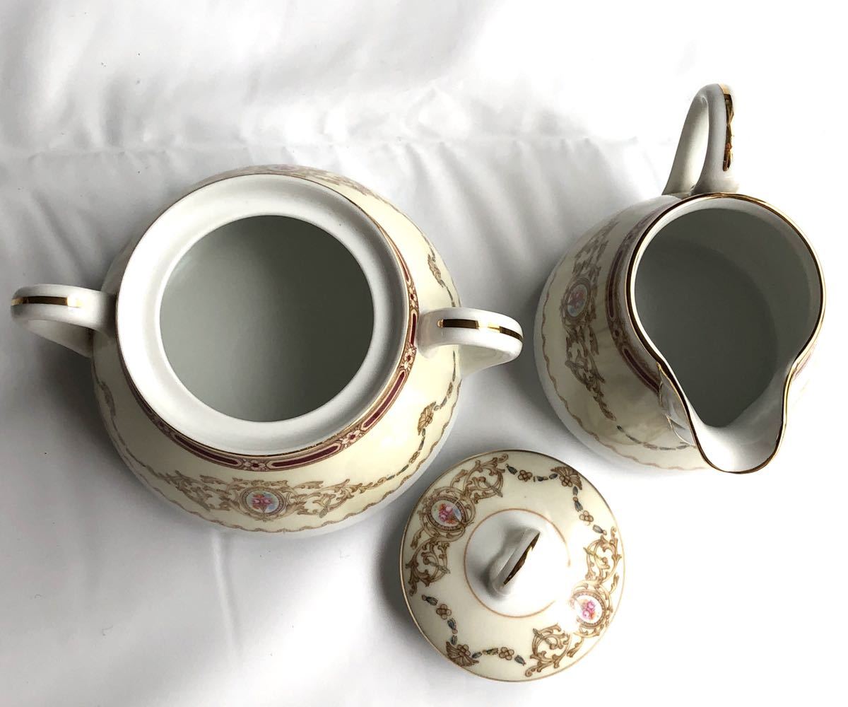 ノリタケ カップ＆ソーサー Noritake 6客 シュガーポット クリーマー 