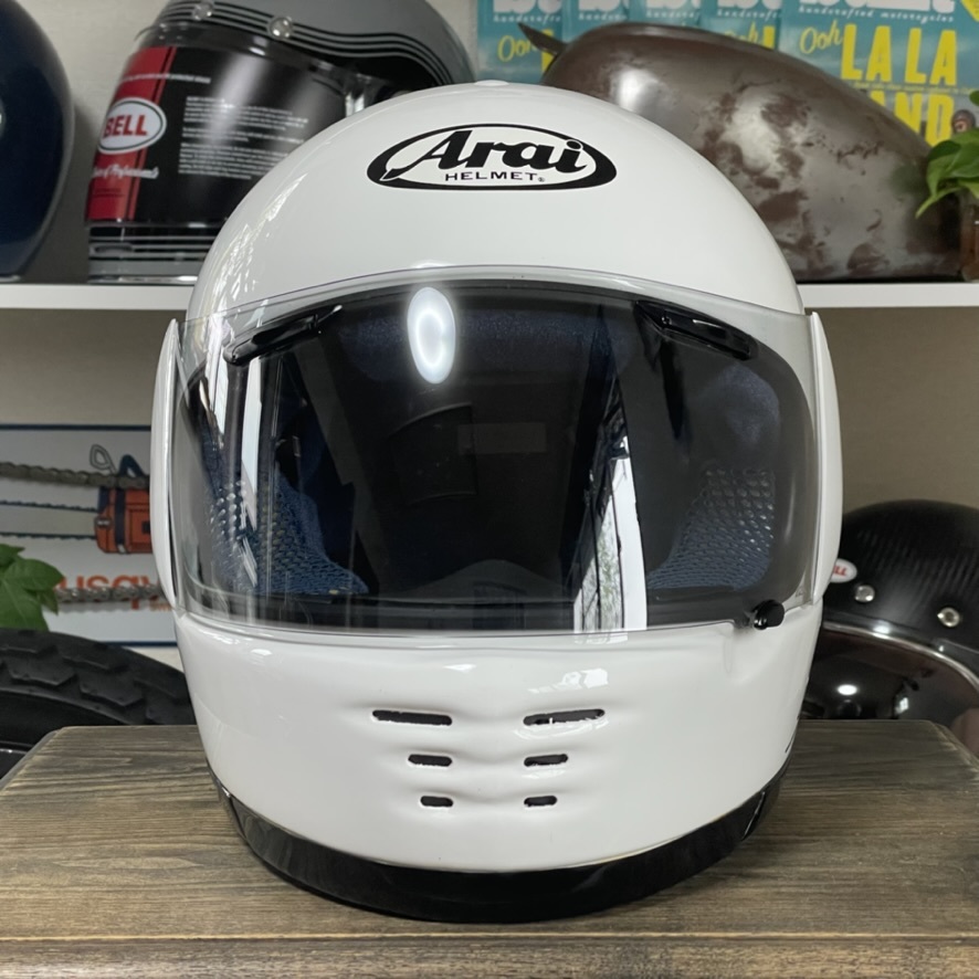 1円〜☆ARAI アライ フルフェイス ヘルメット PAPIDE ラパイド ホワイト/57-58 （Mサイズ相当）送料無料 アライ Arai ヘルメット 価格比較 (バイク用ヘルメット) ラパイドの通販