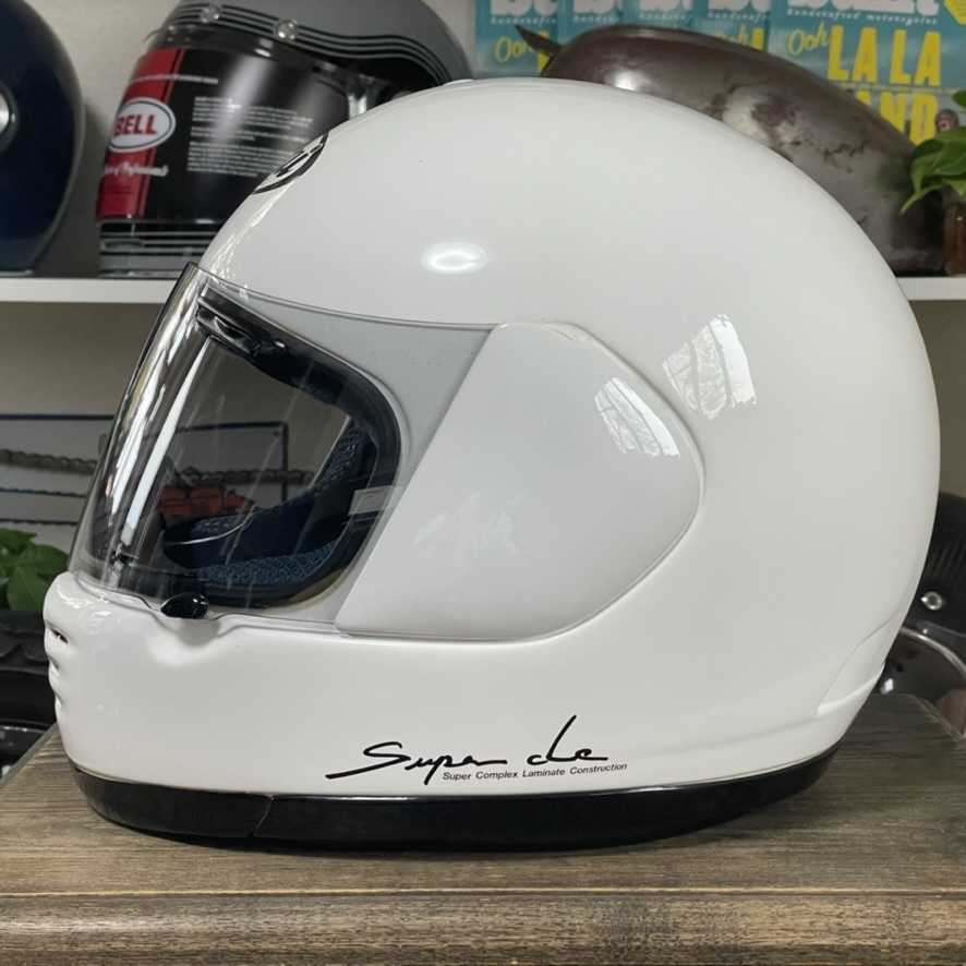 1円〜☆ARAI アライ フルフェイス ヘルメット PAPIDE ラパイド ホワイト/57-58 （Mサイズ相当）送料無料 アライ Arai ヘルメット 価格比較 (バイク用ヘルメット) ラパイドの通販