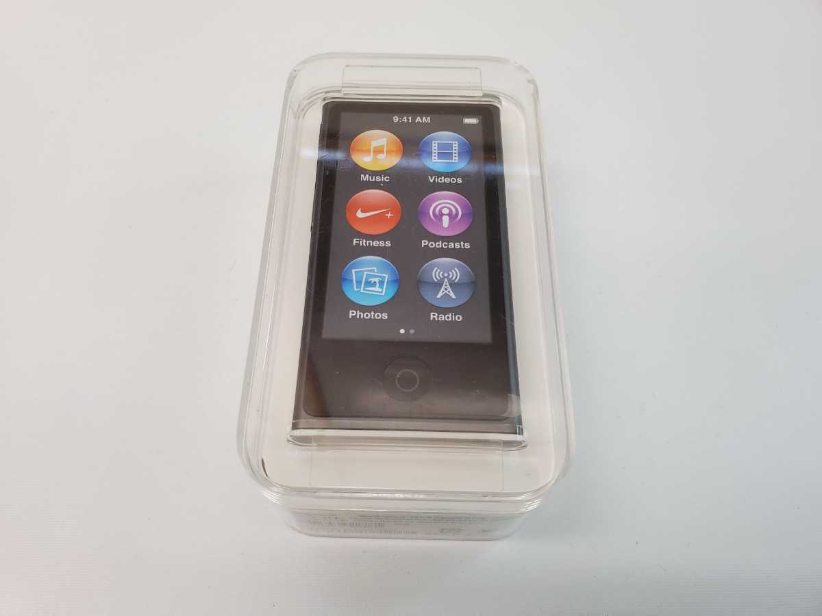 動作確認済】アップル iPod nano 第7世代 A1446 16GBグレー 管理：i63