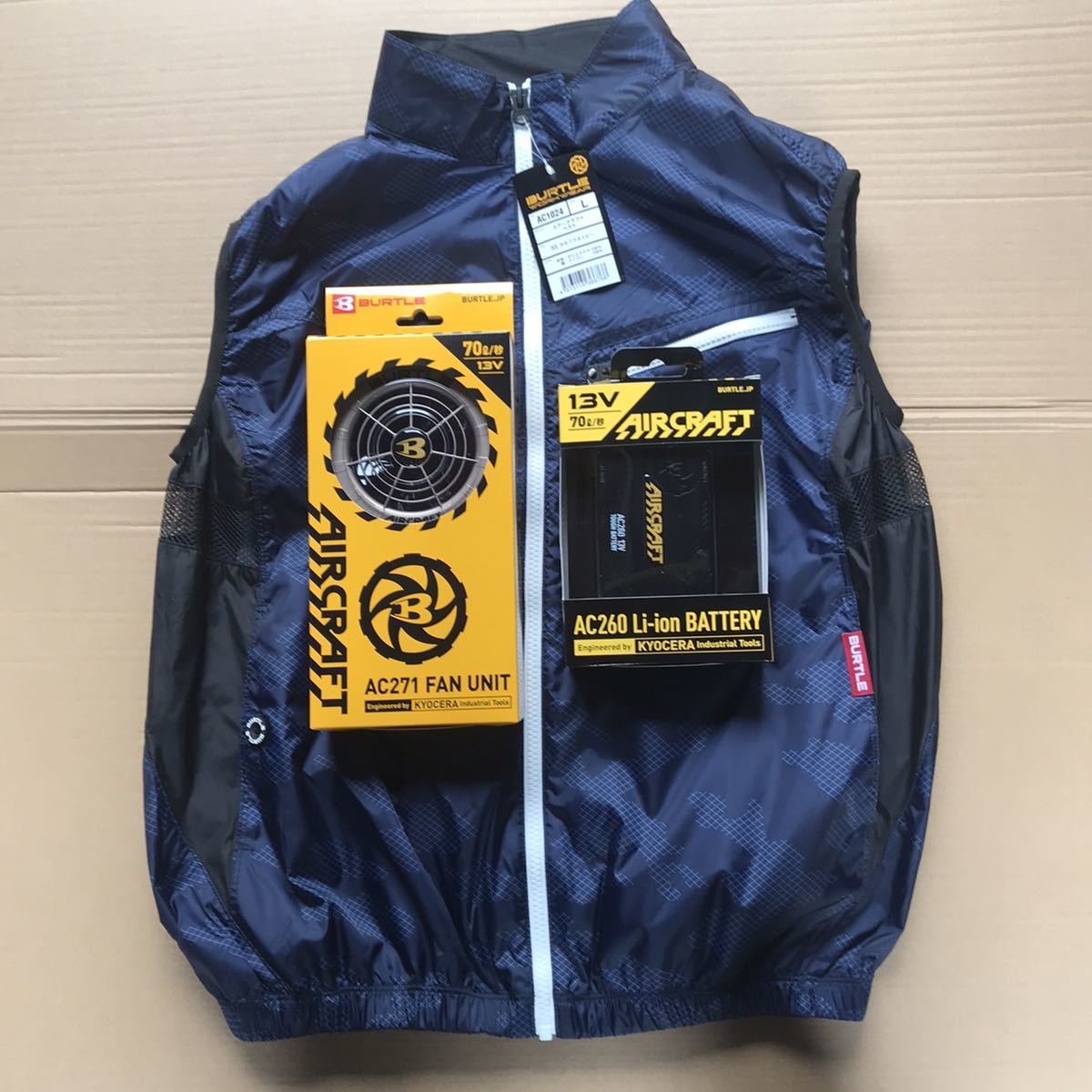 バートル17v 空調服セット バートル AC2036-SET（スターター