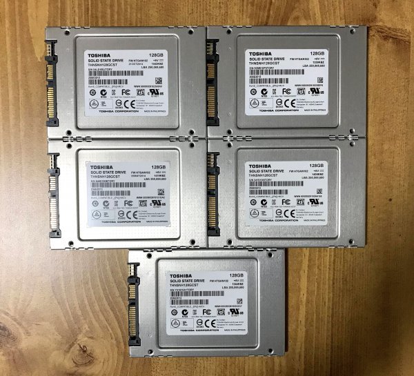 人気SALE，本物保証 5個セット TOSHIBA / SOLID STATE DRIVE / THNSNH128GCST / 7mm / 128GB 正常(128GB～)｜売買されたオークション情報、yahooの商品情報をアーカイブ公開 - オークファン 128GB～