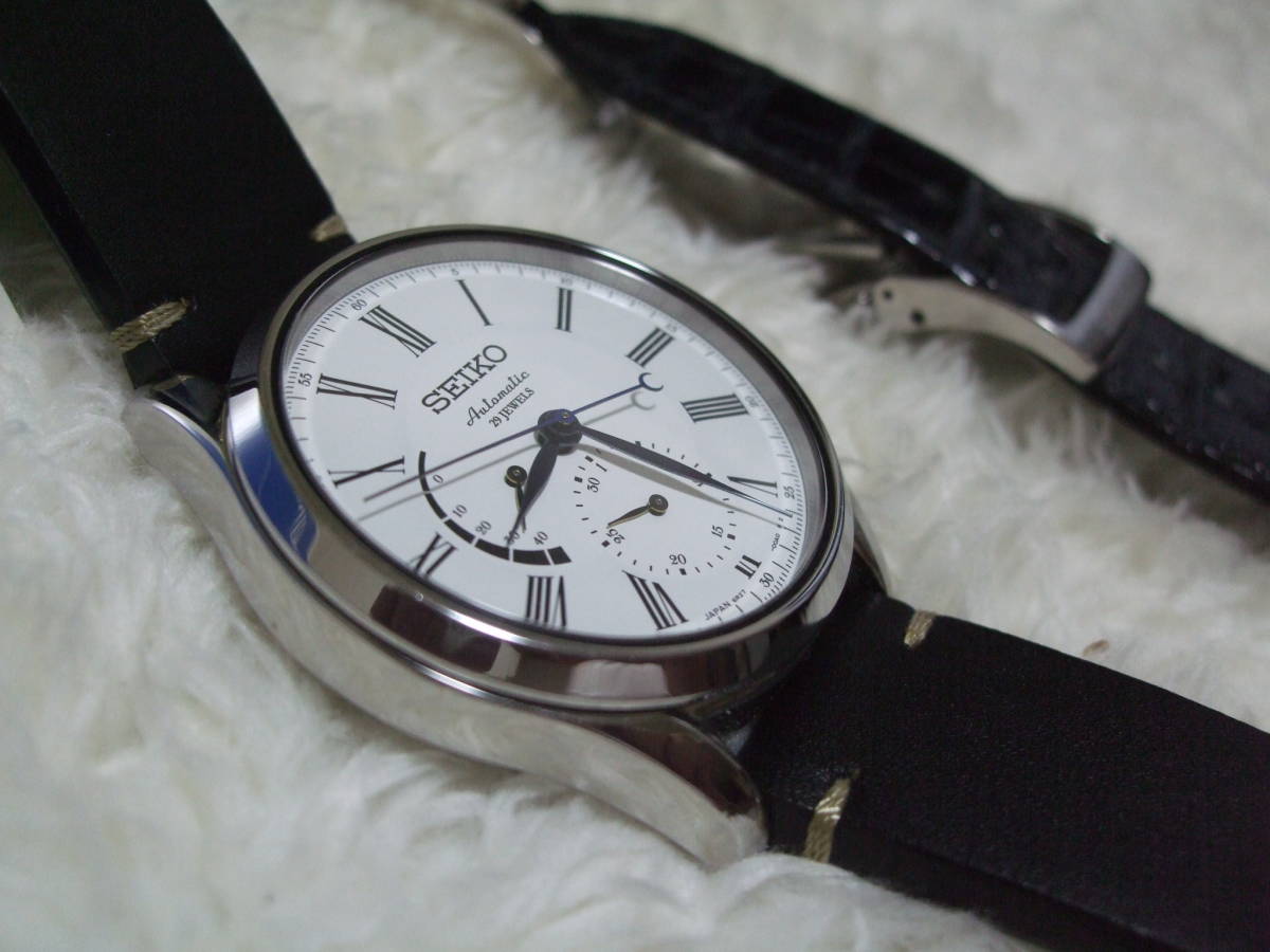 美品 精度良好 定価11万 替えバンド付き SEIKO PRESAGE セイコープ 