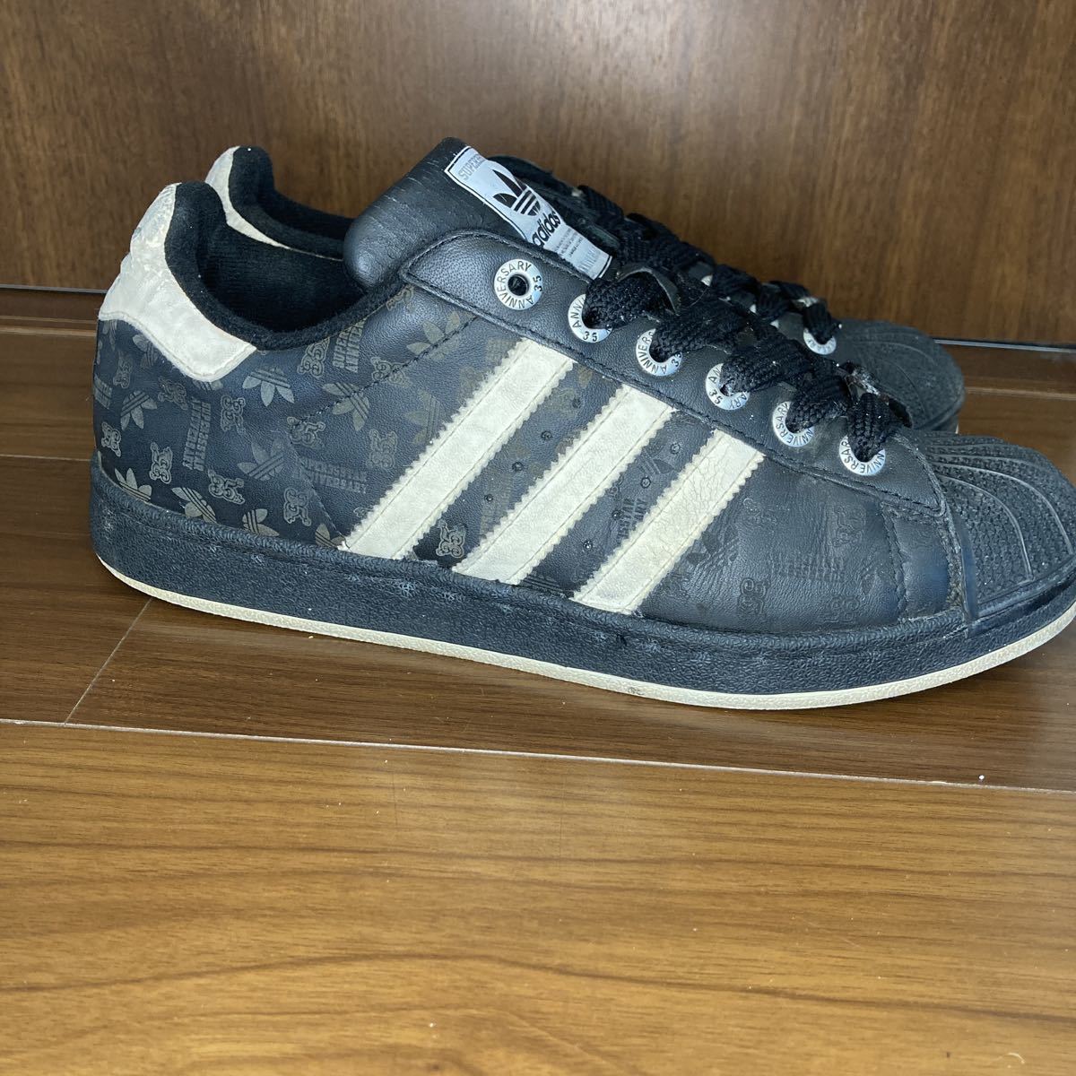 ADIDAS SUPER STAR 35周年記念 ANNYVERSARY ETCHED BLACK 26cm 