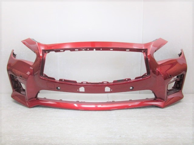 ☆ スカイライン V37 type S SP 前期 純正 フロント バンパー レッド