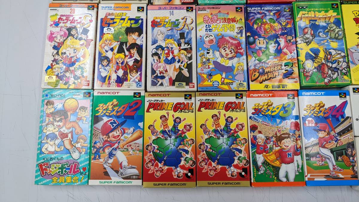 ◎中古!!動作確認済み SFC スーパーファミコンソフト 22本セット /箱