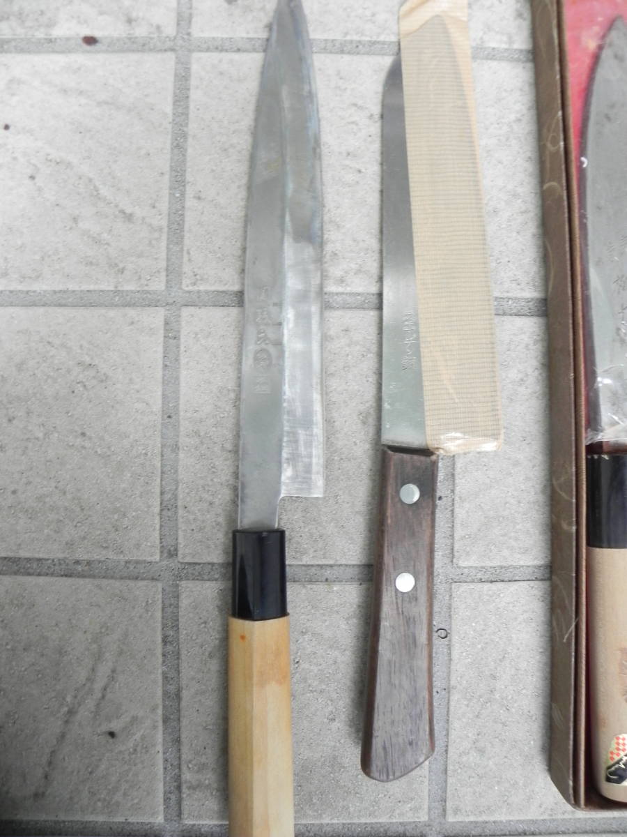 超激得，爆買い 中古 ＊ 包丁まとめて （関孫六・柳刺し・関