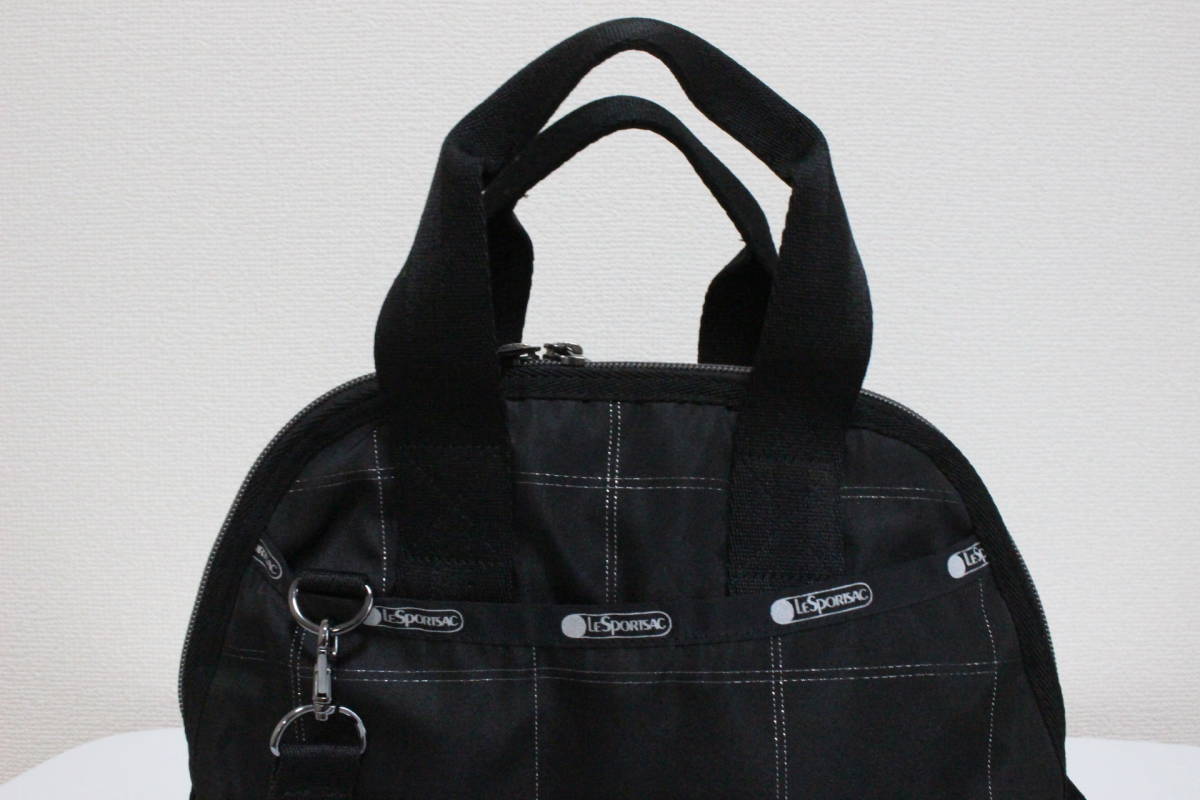 C114 極美品 LeSportsac レスポートサック チェック柄 2WAY 