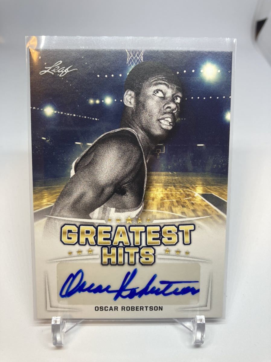 Oscar Robertson 2016 Leaf Greatest Hits Auto