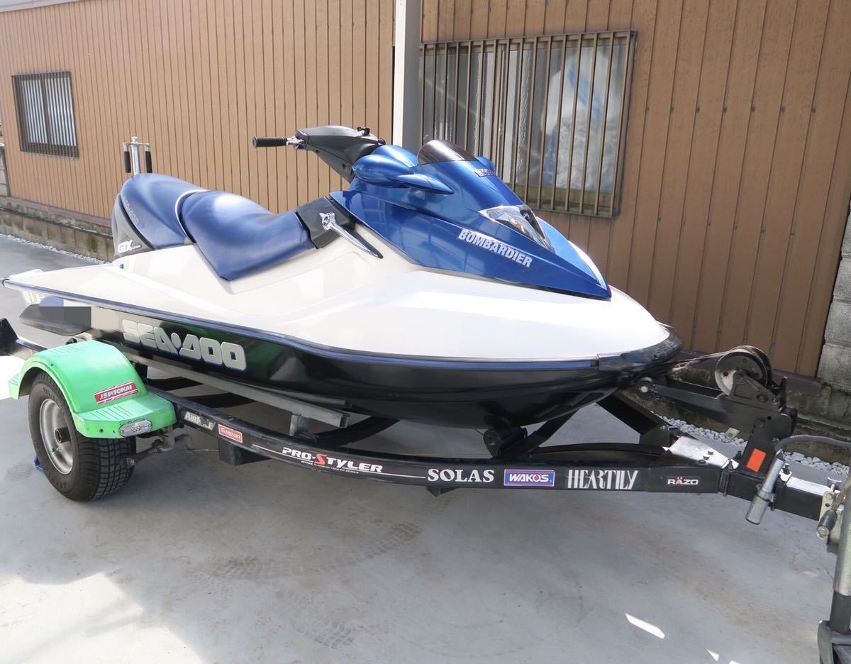 琵琶湖登録艇】シードゥ SEADOO☆GTX-4tec☆ 船舶検査たっぷり 3人乗り 