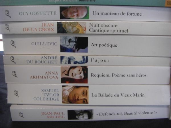 フランス GALLIMARD社 文学詩思想洋書 52冊 Paul Claudel、Anna Akhmatova、Denis Roche、Herman Melville 他 C7