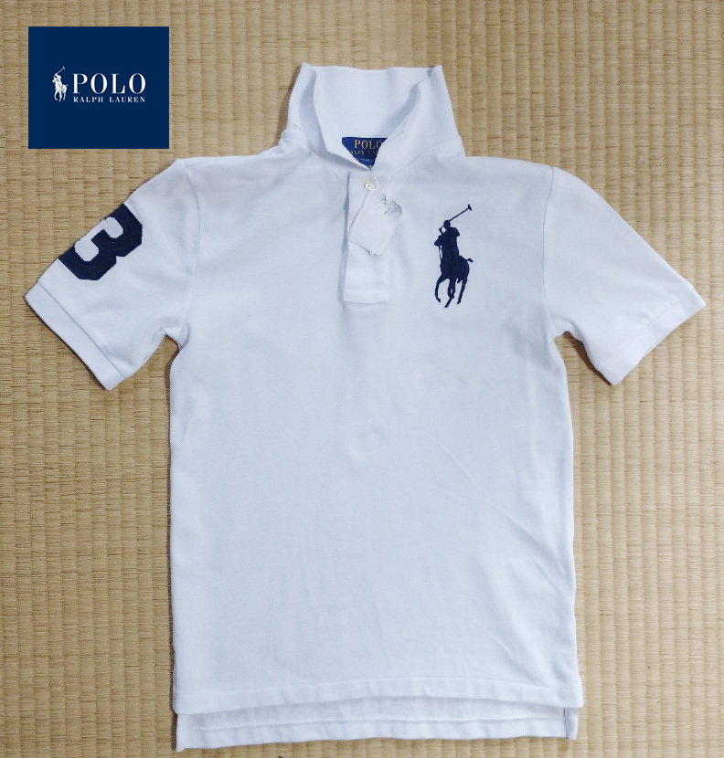 新品・未使用・訳あり】 ポロ シャツ 白 ビッグポニー polo ralph