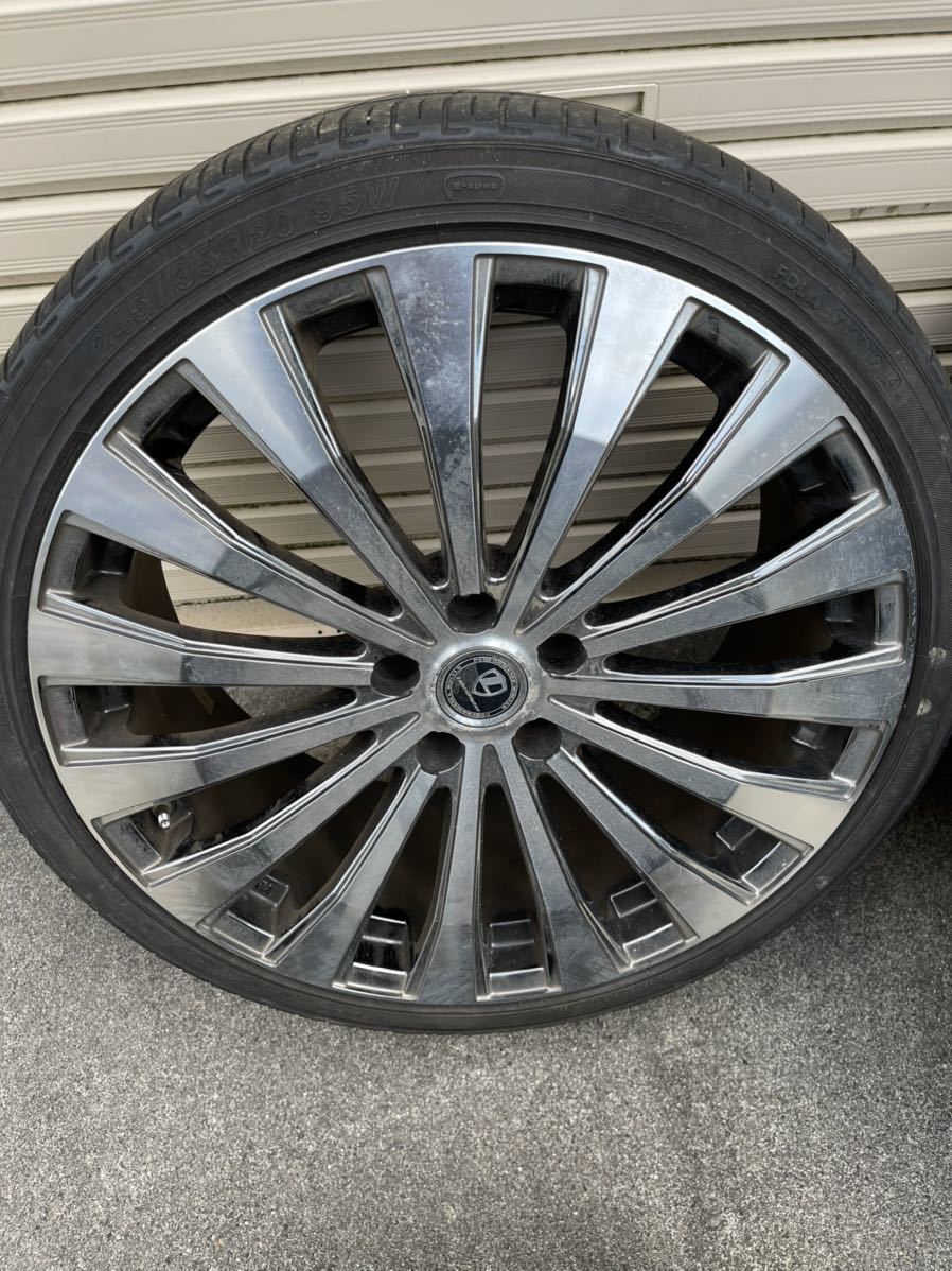 アルファード ヴェルファイアなどに 20インチ 4本セット 245/35R20 8.5 