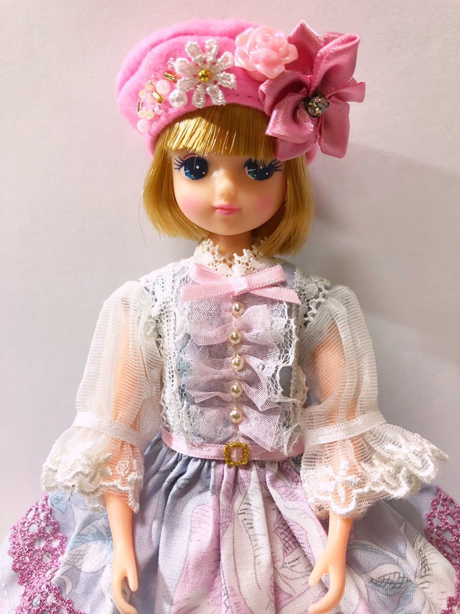 リカちゃん服 ドレス3点セット ピンク ハンドメイド （Mint様専用 