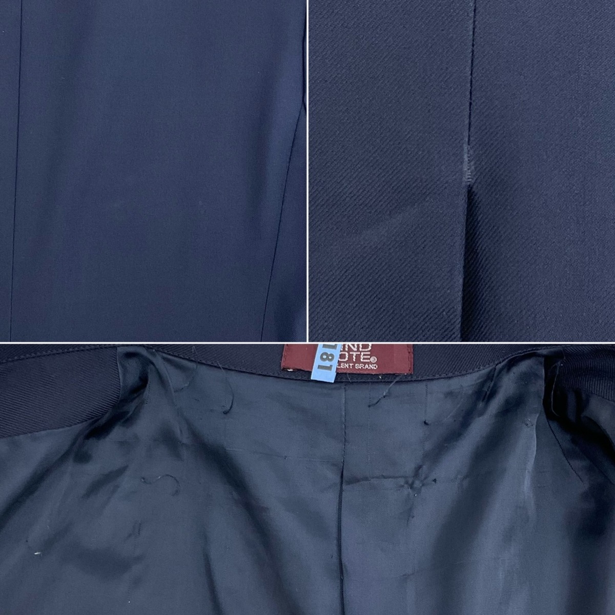 Us466 US466-1 兵庫県 尼崎工業高校 男子学生服 4点セット /指定品/170A/W76/FUJIYACHT/ブレザー/ズボン/ネクタイ ...