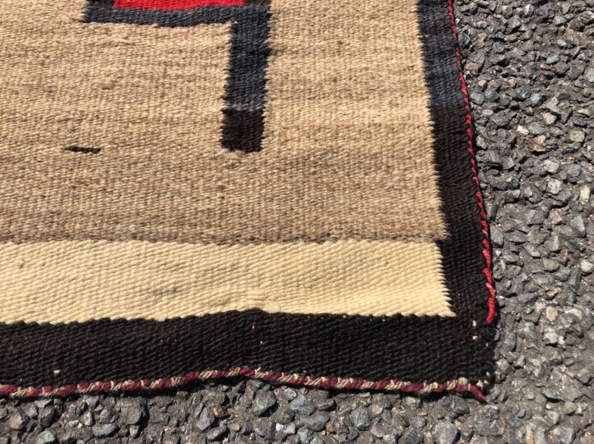 ナバホラグ ネイティブアメリカン ヴィンテージ 1940s 1950s ☆ Vintage Antique Navajo Rug ヴィンテージ ナバホ ラグ ☆絨毯
