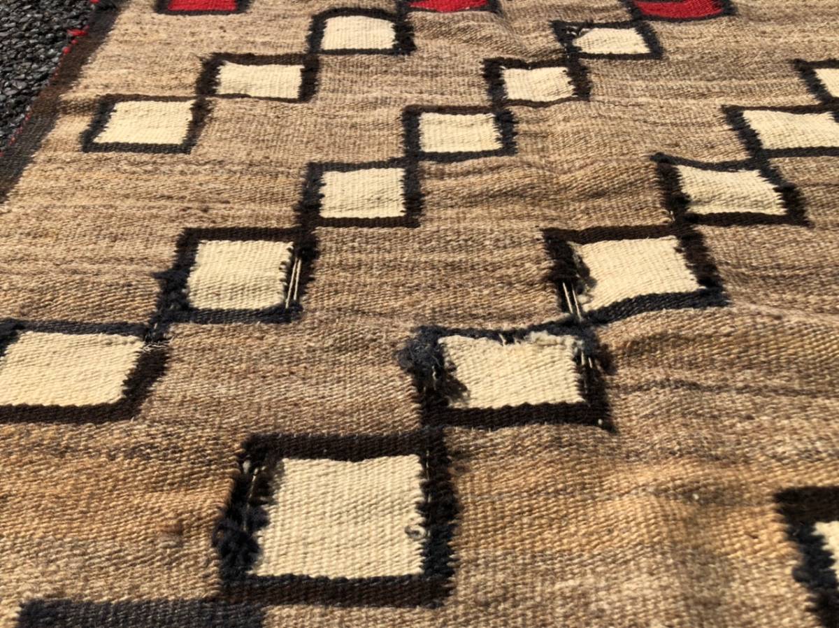 ☆ Vintage Antique Navajo Rug ヴィンテージ ナバホ ラグ ☆絨毯