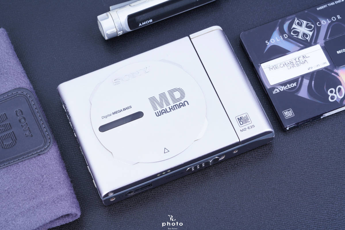 SONY MDウォークマン MEGA BASS 重低音 ポータブルMDプレーヤー MZ-E55